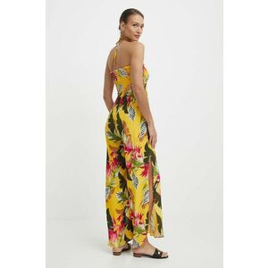 Desigual combinezon plaja TROPICAL culoarea galben, 24SWMW22 imagine