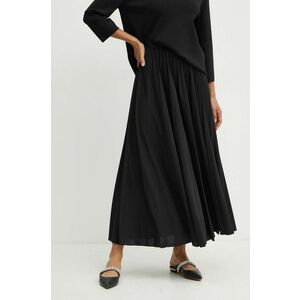 Max Mara Leisure fusta culoarea negru, maxi, evazati, 2426776027600 imagine