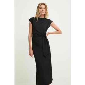 Answear Lab rochie culoarea negru, maxi, drept imagine