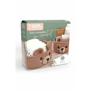 Graine Creative set de coșuri de croșetat diy Bear Motif 2-pack imagine