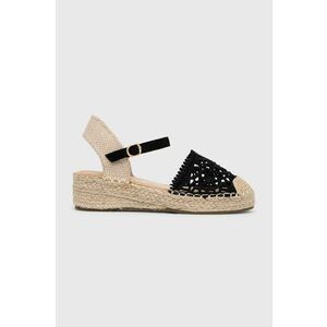 Answear Lab espadrile culoarea negru, toc pana imagine