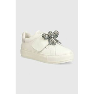 Kurt Geiger London sneakers din piele Laney Bow culoarea alb, 31567109 imagine