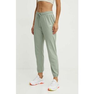 Dkny pantaloni de trening culoarea verde, cu imprimeu imagine