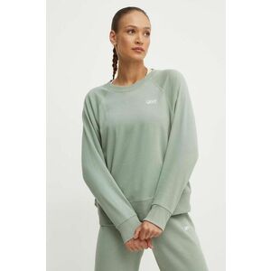 Dkny bluza femei, culoarea verde, neted imagine