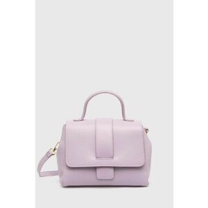 Answear Lab poseta de piele culoarea violet imagine