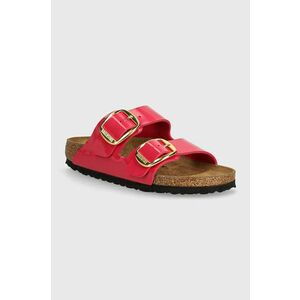 Birkenstock papuci Arizona Big Buckle femei, culoarea roz, 1027828 imagine