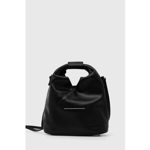 MM6 Maison Margiela poseta de piele culoarea negru, SB6WD0026 imagine