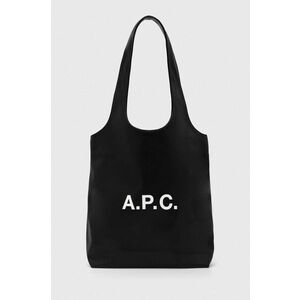 A.P.C. geanta tote ninon small culoarea negru, PUAAT.M61861 imagine