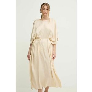 Answear Lab rochie culoarea bej, maxi, oversize imagine