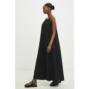 Answear Lab rochie culoarea negru, maxi, oversize imagine