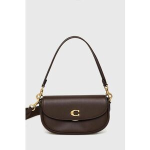 Coach poseta de piele Emmy 23 culoarea maro, CR667 imagine