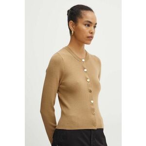 MICHAEL Michael Kors cardigan din lana culoarea bej, MT460Y94VR imagine