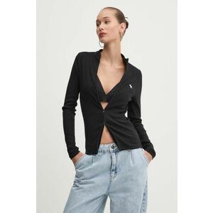 Abercrombie & Fitch bluza culoarea negru, neted, KI139-4664 imagine