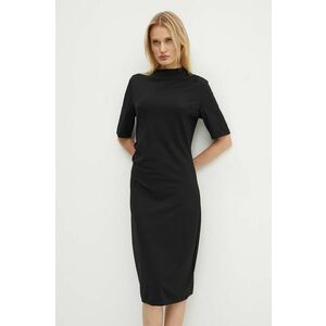 Bruuns Bazaar rochie LuciliaBBCarol dress culoarea negru, mini, evazati, BBW4075 imagine