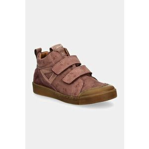 Froddo pantofi din piele intoarsa pentru copii ROSARIO HIGH-TOP culoarea roz, G2110134 imagine