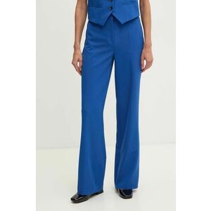 Sisley pantaloni femei, drept, high waist imagine