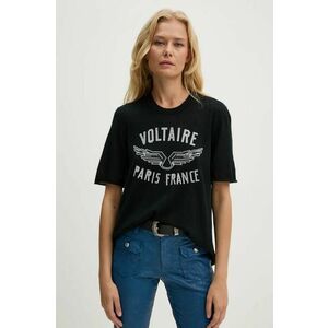 ZADIG&VOLTAIRE pulover de casmir culoarea negru, light, KWSW01676 imagine