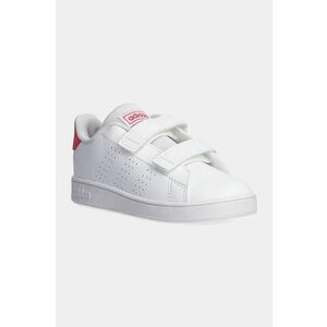 adidas sneakers pentru copii ADVANTAGE culoarea alb imagine