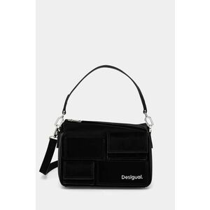 Desigual poseta POCKET FACE PHUKET MI culoarea negru, 24WAXP08 imagine