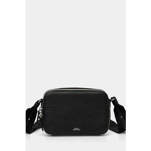 A.P.C. borseta de piele camera bag soho culoarea negru, PXBLH.M61695 imagine