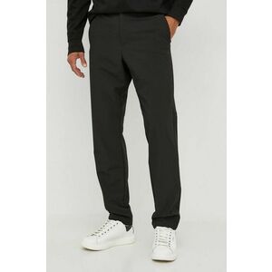 Boss Green pantaloni BOSS GREEN barbati, culoarea negru, drept imagine