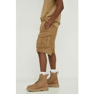 G-Star Raw pantaloni scurti barbati, culoarea bej imagine