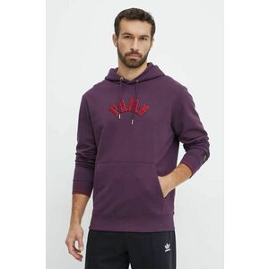 Puma hanorac de bumbac Classics Play Paris Hoodie barbati, culoarea violet, cu glugă, cu imprimeu, 626766 imagine