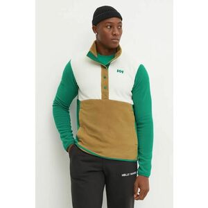 Helly Hansen hanorac Daybreaker Snap culoarea verde, modelator, 49531 imagine