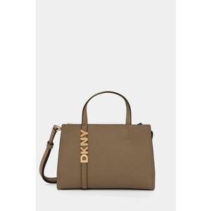 Dkny poseta de piele culoarea bej, R43EYG56 imagine