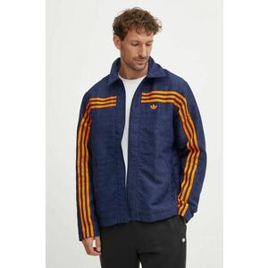 adidas Originals geaca Club Jacket barbati, culoarea albastru marin, de tranzitie, JN5959 imagine