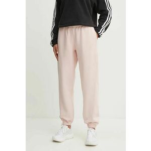 adidas pantaloni All SZN femei, culoarea roz, neted, IY6777 imagine