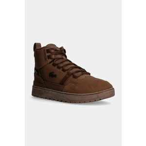 Lacoste sneakers T-Clip Winter Mid culoarea maro, 48SMA0040 imagine