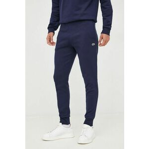 Lacoste pantaloni de trening bărbați, culoarea bleumarin, uni XH9624-132 imagine