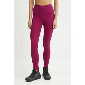 Helly Hansen leggins sport Roam femei, culoarea violet, neted imagine