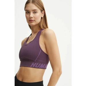 Hummel sutien sport Christel Seamless culoarea violet, melanj imagine