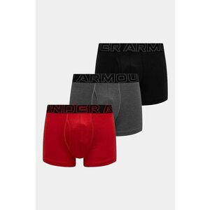 Under Armour boxeri 3-pack barbati, culoarea gri imagine