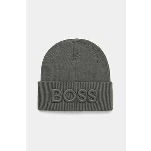 Boss Orange caciula de lana culoarea gri, de lana, 50522449 imagine