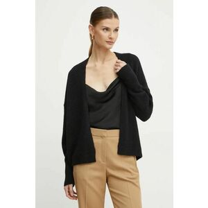 Boss Orange cardigan din lana culoarea negru, călduros, 50528642 imagine