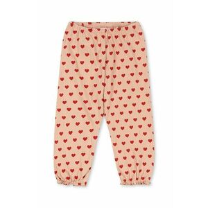 Konges Sløjd pantaloni de trening pentru copii CHLEO PANTS OCS culoarea rosu, modelator, KS101459 imagine