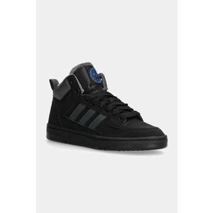 adidas sneakers pentru copii RAPID COURT MID WINTERIZED culoarea negru, JR2804 imagine