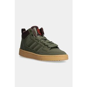 adidas sneakers pentru copii RAPID COURT MID WINTERIZED culoarea verde, JR2813 imagine