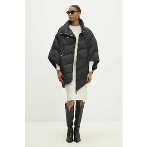 Answear Lab geaca femei, culoarea negru, de tranzitie, oversize imagine