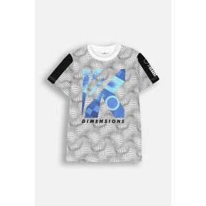 Coccodrillo tricou de bumbac pentru copii culoarea gri, cu imprimeu, DIGITAL BOY JUNIOR imagine