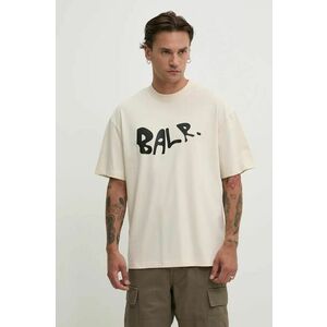 BALR. tricou din bumbac Game of the Gods barbati, culoarea bej, cu imprimeu, B1112 1269 imagine