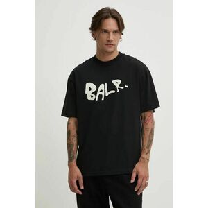 BALR. tricou din bumbac Game of the Gods barbati, culoarea negru, cu imprimeu, B1112 1269 imagine