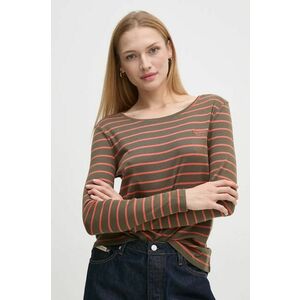 Pepe Jeans longsleeve din bumbac FINNA culoarea verde, PL505937 imagine