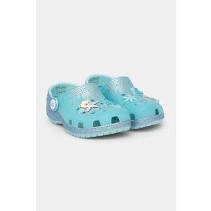 Crocs slapi copii CLASSIC FROZEN ELSA CLOG culoarea turcoaz, 210237 imagine