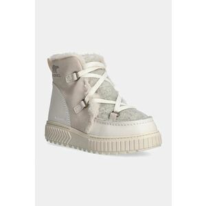 Sorel cizme de zapada din piele intoarsa ONA AVE ALPINE BOOT WP F culoarea bej, 2109381191 imagine