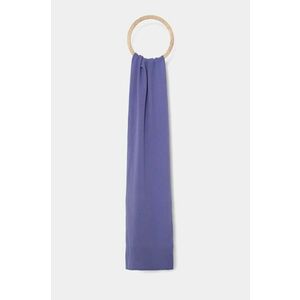 United Colors of Benetton esarfa de lana culoarea violet, neted, 1002DU01E imagine