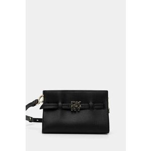 Dkny poseta de piele culoarea negru, R43NKF77 imagine